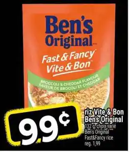 Super C riz Vite & Bon Ben’s Original offer