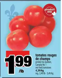 Super C tomates rouges de champs offer