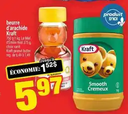 Super C BEURRE D'ARACHIDE KRAFT offer