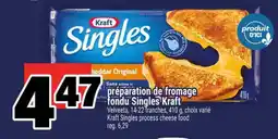 Super C préparation de fromage fondu Singles Kraft offer