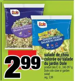 Super C Salade de chou colorée ou salade du jardin Dole offer