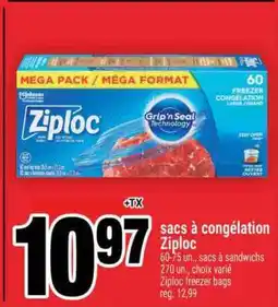 Super C SACS À CONGÉLATION ZIPLOC offer