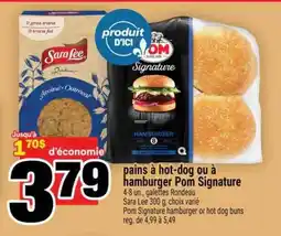 Super C pains à hot-dog ou à hamburger Pom Signature offer