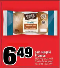 Super C pain surgelé Promise offer
