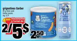 Super C grignotines Gerber offer