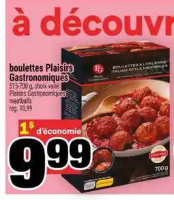 Super C boulettes Plaisirs Gastronomiques offer