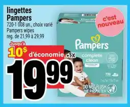 Super C lingettes Pampers offer