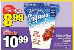 Super C dattes entières dénoyautées Compass offer