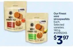Walmart Our Finest mini stroopwafels offer