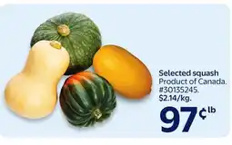 Walmart Selected squash offer