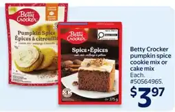 Walmart Betty Crocker pumpkin spice cookie mix or cake mix offer