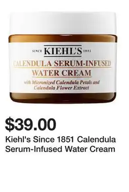 Sephora Kiehl's Since 1851 Calendula Serum-Infused Water Cream offer