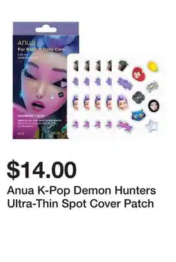 Sephora Anua K-Pop Demon Hunters Ultra-Thin Spot Cover Patch offer