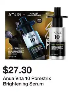 Sephora Anua Vita 10 Porestrix Brightening Serum offer