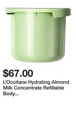 Sephora L'Occitane Hydrating Almond Milk Concentrate Refillable Body Moisturizer offer