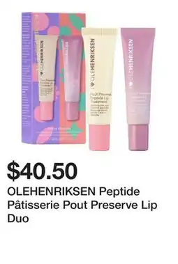 Sephora OLEHENRIKSEN Peptide Pâtisserie Pout Preserve Lip Duo offer