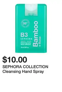 Sephora SEPHORA COLLECTION Cleansing Hand Spray offer