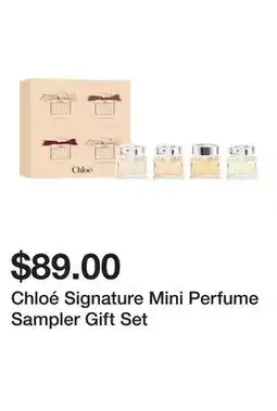 Sephora Chloé Signature Mini Perfume Sampler Gift Set offer