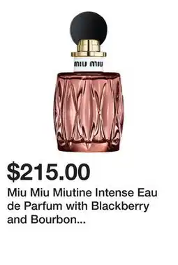 Sephora Miu Miu Miutine Intense Eau de Parfum with Blackberry and Bourbon Vanilla offer
