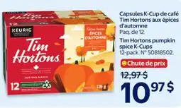 Walmart Tim Hortons pumpkin spice K-Cup offer