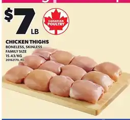 Loblaws CHICKEN THIGHS offer