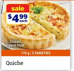 M & M Food Market Quiche offer