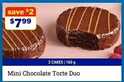 M & M Food Market Mini Chocolate Torte Duo offer