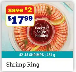 M & M Food Market Shrimp Ring offer