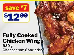 M & M Food Market Fully Cooked Chicken Wings offer