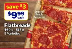 M & M Food Market Flatbreads offer