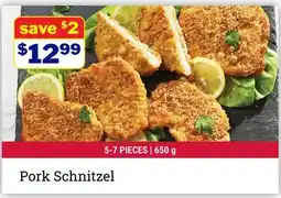 M & M Food Market Pork Schnitzel offer