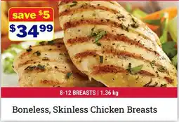 M & M Food Market Boneless, Skinless Chicken Breasts offer