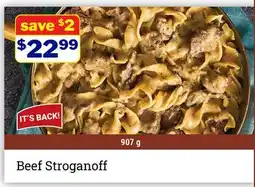 M & M Food Market Beef Stroganoff offer