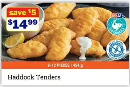 M & M Food Market Haddock Tenders offer
