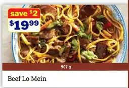 M & M Food Market Beef Lo Mein offer