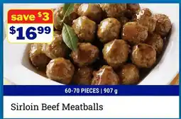 M & M Food Market Sirloin Beef Meatballs offer