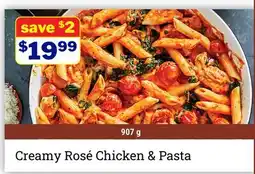 M & M Food Market Creamy Rosé Chicken & Pasta offer