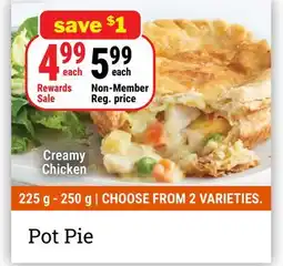 M & M Food Market Pot Pie offer
