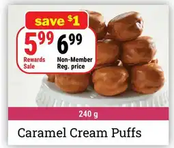M & M Food Market Caramel Cream Puffs offer