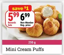 M & M Food Market Mini Cream Puffs offer