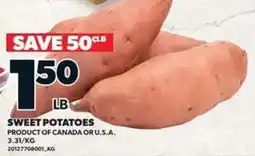 Loblaws sweet potatoes offer