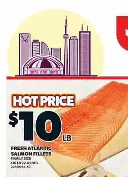 Loblaws Fresh Atlantic Salmon Fillets offer