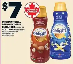Loblaws International delight coffee enhancer offer