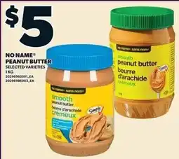 Loblaws No Name peanut butter offer