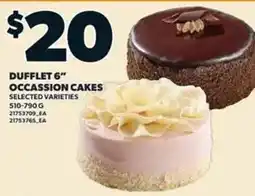 Loblaws Dufflet 6" Occassion Cakes offer
