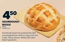 Loblaws Sourdough boule offer