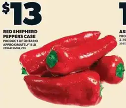 Loblaws Red shepherd peppers case offer