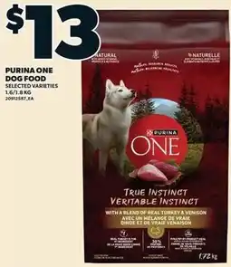 Loblaws Purina one dog food selected varieties offer