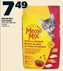 Loblaws Meow Mix cat food selected varieties offer
