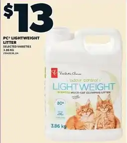 Loblaws PC lightweight litter offer